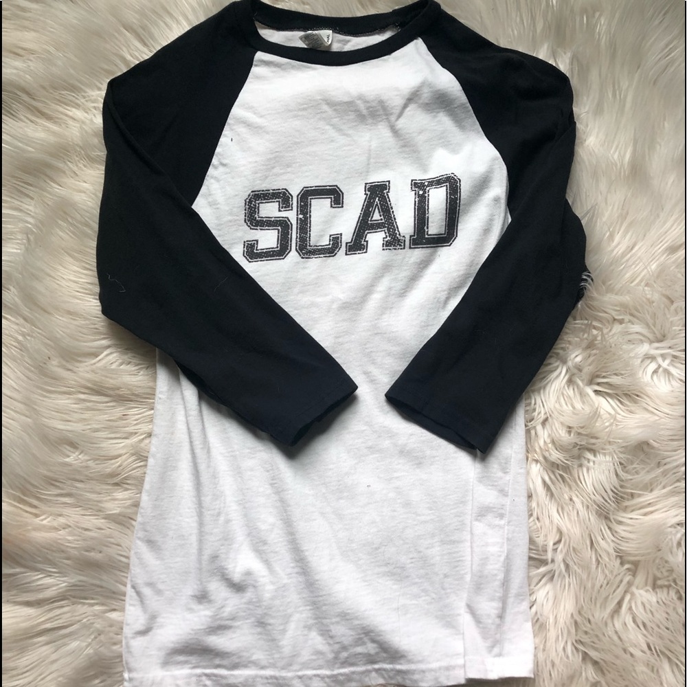 SCAD baseball tee